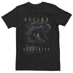 Мужская футболка Dune Ascend To Greatness темного оттенка с плакатом Licensed Character