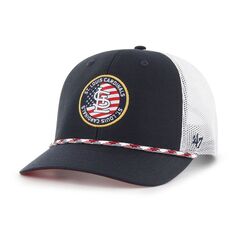 Мужская регулируемая шляпа темно-синего цвета St. Louis Cardinals Union &apos;47 с нашивкой Trucker