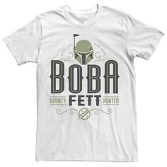 Мужская футболка с надписью «Звездные войны: Книга Бобы Фетта» Boba Fett Licensed Character