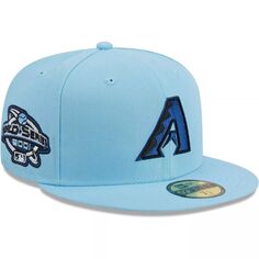 Мужская приталенная шляпа New Era голубая Arizona Diamondbacks 59FIFTY