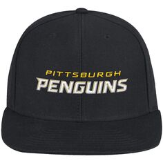 Мужская кепка adidas Black Pittsburgh Penguins Snapback