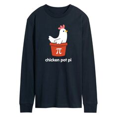 Мужская футболка с длинным рукавом Chicken Pot Pi Licensed Character