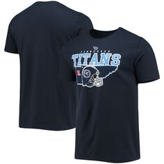 Мужская темно-синяя футболка New Era Tennessee Titans Local Pack