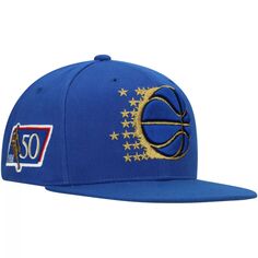 Мужская кепка Snapback к 50-летнему юбилею Mitchell &amp; Ness Blue Orlando Magic Hardwood Classics