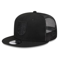Мужская классическая кепка New Era Black Austin FC Logo 9FIFTY Trucker Snapback