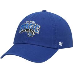 Мужская регулируемая шляпа &apos;47 Orlando Magic Team Clean Up синего цвета 47 Brand