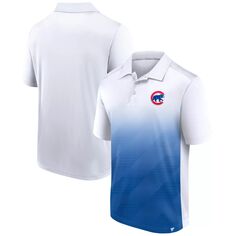 Мужская футболка Fanatics фирменного белого цвета/Royal Chicago Cubs Iconic Paramat сублимированная футболка-поло
