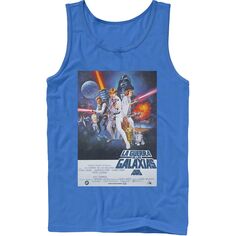 Мужская винтажная майка с плакатом «Звездные войны» La Guerra De Las Galaxias Star Wars