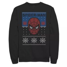 Мужской флисовый свитер Ugly Christmas с изображением Человека-паука Marvel Licensed Character