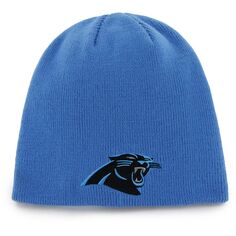Мужская вязаная шапка с логотипом &apos;47 Blue Carolina Panthers 47 Brand