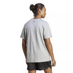 Мужская футболка adidas Sportswear Essentials с большим логотипом и графическим рисунком