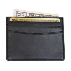 Кожаный мини-футляр Royce для удостоверений личности и кредитных карт Royce Leather