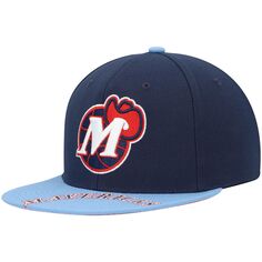 Мужская кепка Mitchell &amp; Ness x Lids темно-синяя/голубая Dallas Mavericks Hardwood Classics Reload 3.0 Snapback Hat