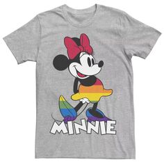 Мужское платье Disney Minnie, радужная футболка Licensed Character