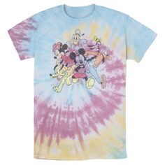 Мужская футболка с портретом для бега Disney Mickey and Friends Group Shot Licensed Character