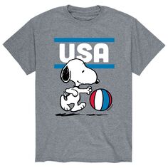 Мужская баскетбольная футболка Peanuts USA Licensed Character