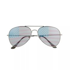 Мужские солнцезащитные очки-авиаторы Sonoma Goods For Life 57 мм Americana