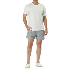 Мужские летние легкие пляжные шорты с эластичным поясом и сетчатой ​​подкладкой Lars Amadeus