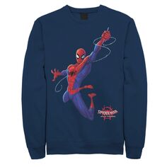 Мужской классический флисовый пуловер с рисунком Marvel Spider-Man Spiderverse