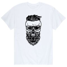 Мужская футболка Dude с бородой и черепом Licensed Character