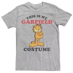 Мужская футболка с рисунком Гарфилда &quot;Это мой костюм Гарфилда&quot; Licensed Character