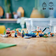 Набор игрушек LEGO City Explorer для дайвинга и строительства океана, 60377 (182 детали) LEGO