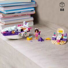 LEGO Gabby&apos;s Dollhouse Набор «Корабль и спа-центр Gabby &amp; MerCat&apos;s» 10786 (88 деталей) LEGO