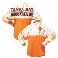 Женская футболка Fanatics Orange Tampa Bay Buccaneers Vintage Spirit из джерси с длинным рукавом Fanatics