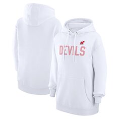 Пуловер с капюшоном G-III 4Her by Carl Banks New Jersey Devils, белый
