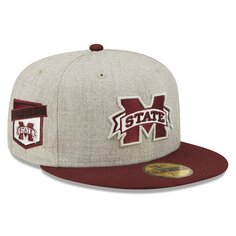 Бейсболка New Era Mississippi State Bulldogs, серый