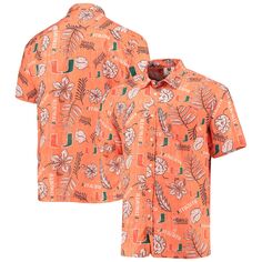 Рубашка Wes &amp; Willy Miami Hurricanes, оранжевый