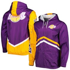 Ветровка Mitchell &amp; Ness Los Angeles Lakers, фиолетовый