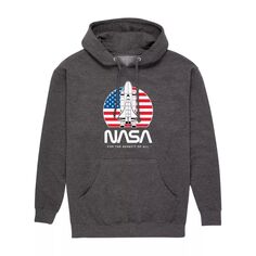 Мужская толстовка с капюшоном NASA и флагом США Benefit Of All Licensed Character