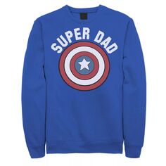 Мужская толстовка со щитом Капитана Америки Marvel Father&apos;s Day Super Dad