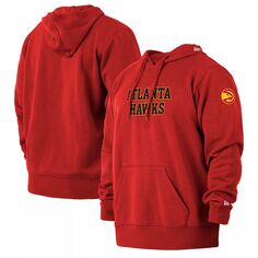 Мужской красный пуловер с капюшоном Atlanta Hawks 2021/22 City Edition Big &amp; Tall New Era