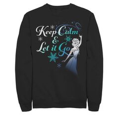 Мужской свитшот Frozen Elsa Keep Calm &amp; Let It Go Disney