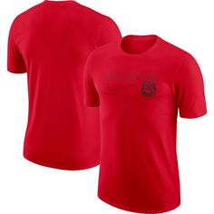 Мужская красная футболка Georgia Bulldogs с логотипом Swoosh Max90 Nike