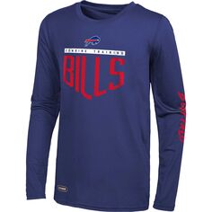 Мужская футболка Royal Buffalo Bills с длинным рукавом Outerstuff