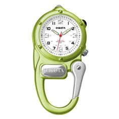 Часы Dakota Green Mini Clip с карабином и зажимом Microlight