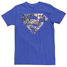 Мужская футболка с логотипом DC Comics Superman Comics Licensed Character
