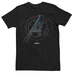 Мужская футболка с цифровым символом Marvel Avengers Gauge Licensed Character