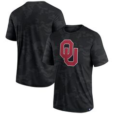 Мужская черная фирменная футболка с камуфляжным логотипом Oklahoma Earlys Fanatics
