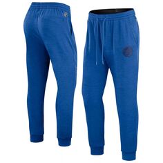 Мужские спортивные штаны для джоггеров с фирменным логотипом Heather Royal New York Islanders Authentic Pro Road Jogger Fanatics