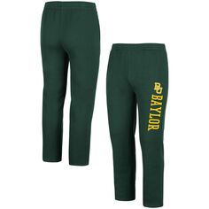 Мужские зеленые флисовые брюки Baylor Bears Colosseum