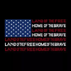 Земля свободного верховного флага — мужская футболка с рисунком Word Art LA Pop Art, серый