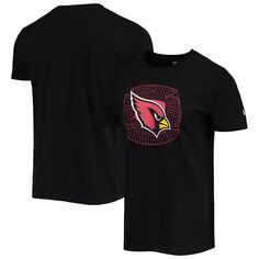 Мужская черная футболка Arizona Cardinals Stadium New Era