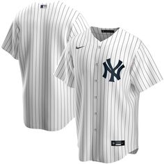 Мужская белая домашняя футболка команды &quot;Нью-Йорк Янкиз&quot; Nike