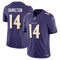 Мужская фиолетовая майка Kyle Hamilton Baltimore Ravens Vapor FUSE Limited Nike