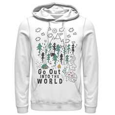 Мужская толстовка для кемпинга Go Out Into The World Licensed Character