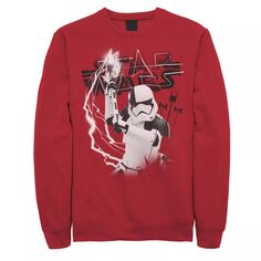 Флисовый пуловер с электрическим логотипом и графическим рисунком для мальчиков 8–20 лет «Последний джедай-штурмовик» Star Wars